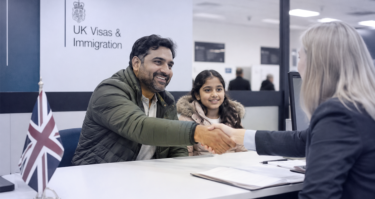 UK child dependant visa
